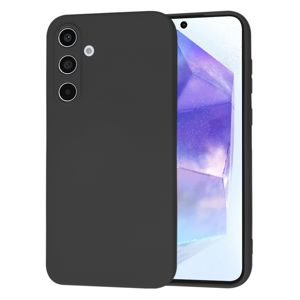 Techsuit SoftFlex – puzdro na Samsung Galaxy A55 5G – čierny KF2329024
