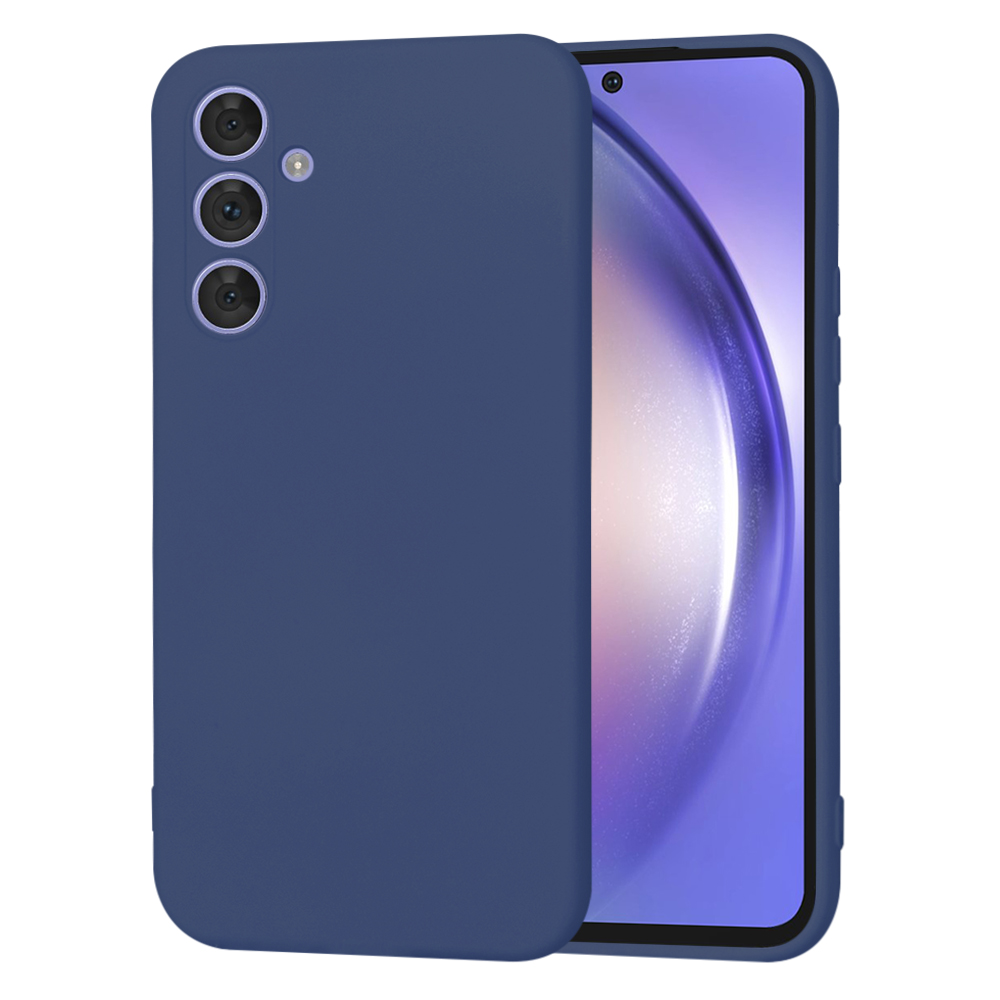 Techsuit SoftFlex – puzdro na Samsung Galaxy A54 – námornícka modrá KF2329340