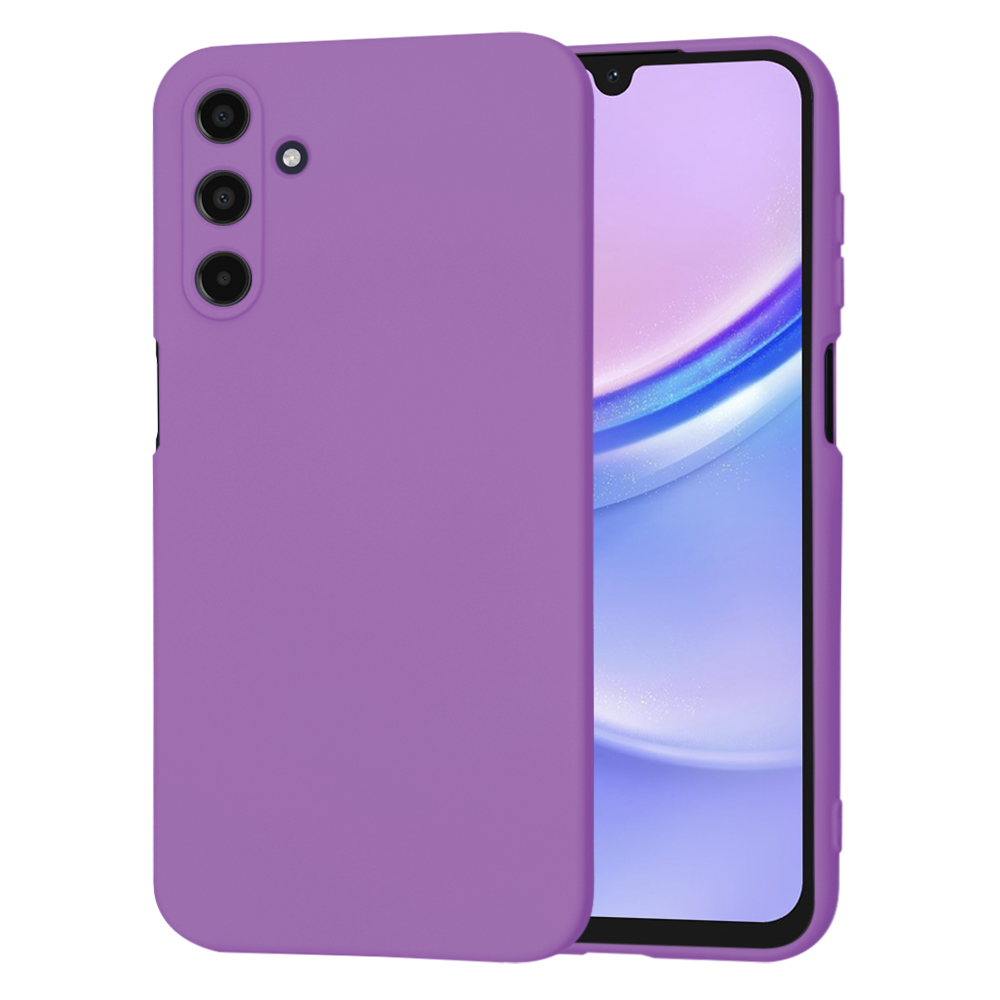 Techsuit SoftFlex – puzdro na Samsung Galaxy A15 4G / A15 5G – fialový KF2329629
