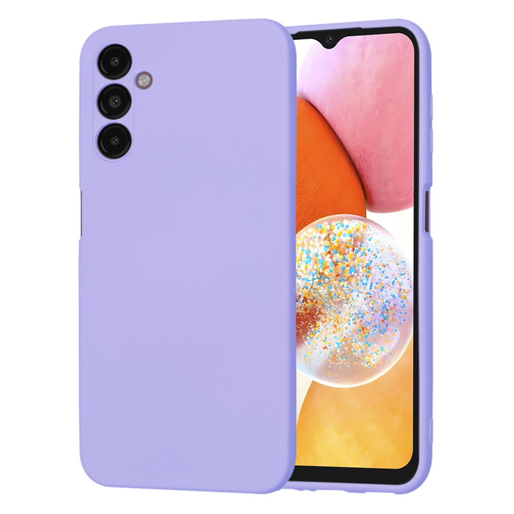 Techsuit SoftFlex – puzdro na Samsung Galaxy A14 4G / A14 5G – svetlofialový KF2329686