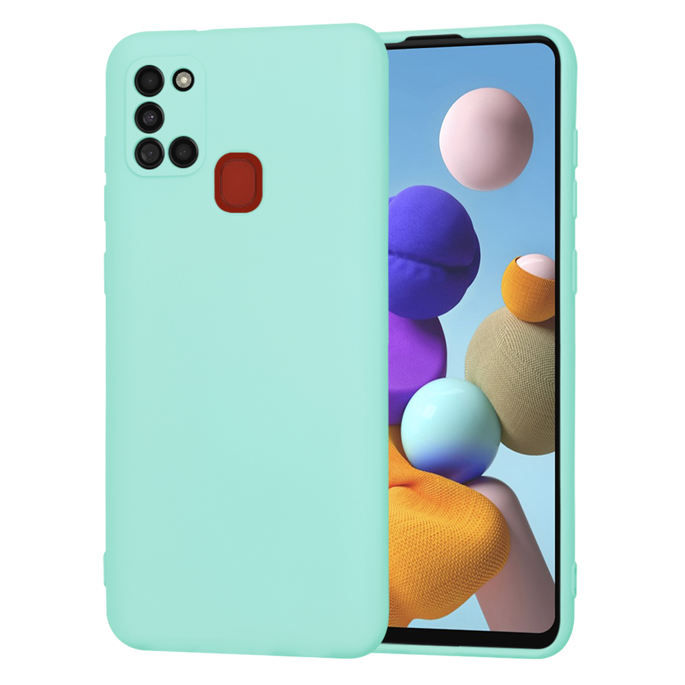 Techsuit SoftFlex – puzdro na Samsung Galaxy A21s – sea blue KF2330135