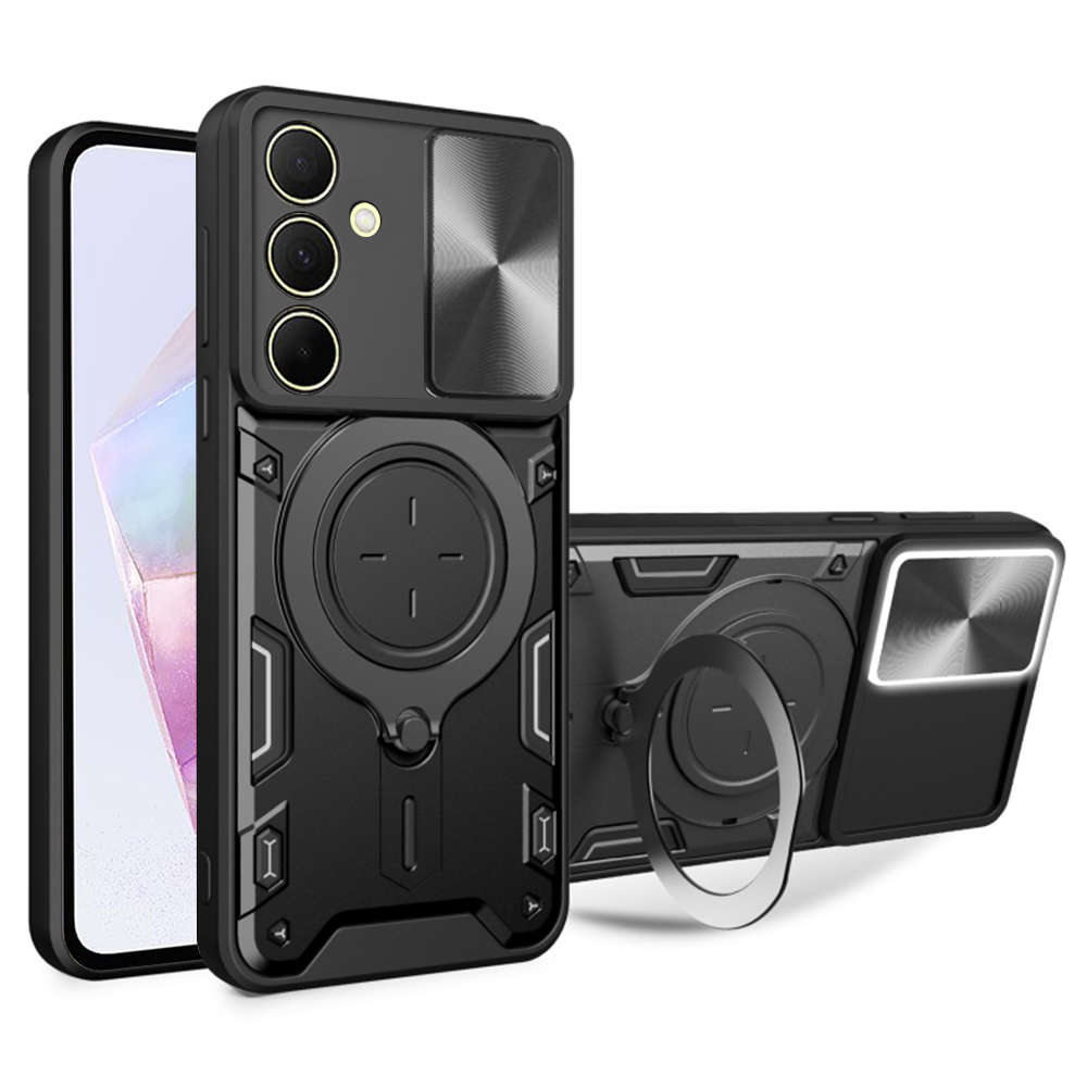 Techsuit CamGuard Pro kryt na Samsung Galaxy A35 5G – čierny KF2331666