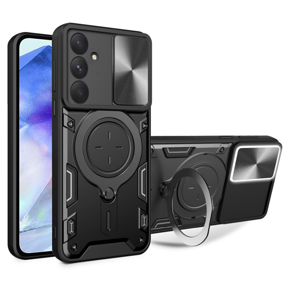 Techsuit CamGuard Pro kryt na Samsung Galaxy A55 5G – čierny KF2331671