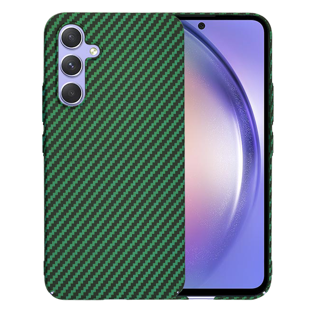 Techsuit Carbonite FiberShell kryt na Samsung Galaxy A54 – zelený KF2333620