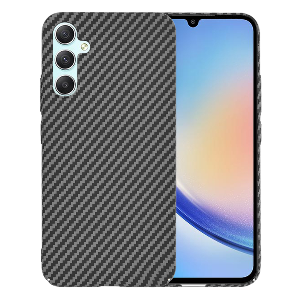 Techsuit Carbonite FiberShell kryt na Samsung Galaxy A34 5G – čierny KF2333635