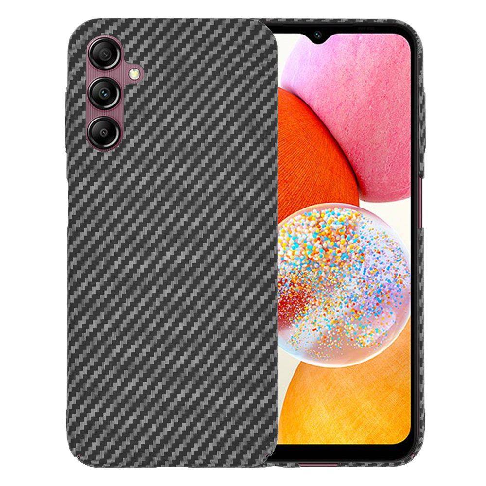 Techsuit Carbonite FiberShell kryt na Samsung Galaxy A14 4G / A14 5G – čierny KF2333675