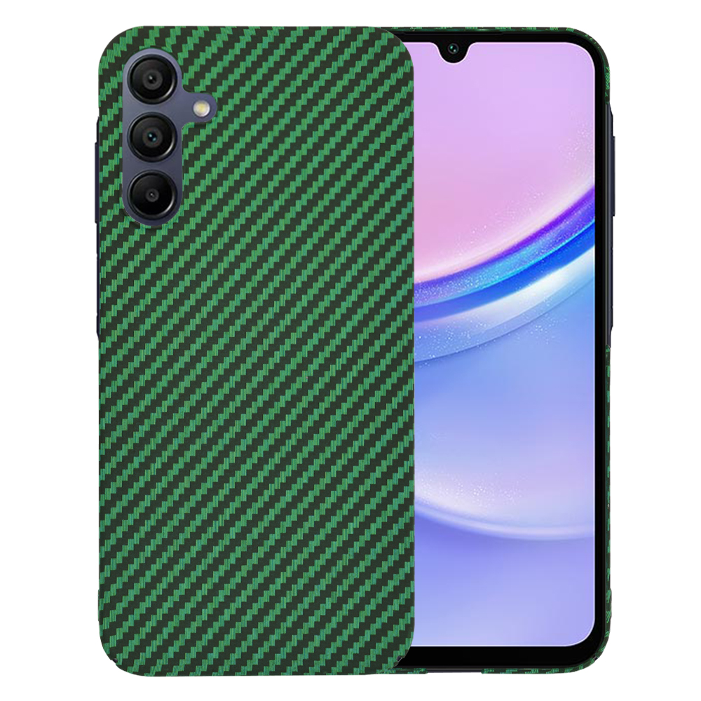 Techsuit Carbonite FiberShell kryt na Samsung Galaxy A15 4G / A15 5G – zelený KF2333764