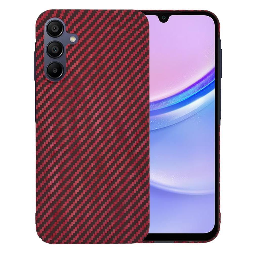 Techsuit Carbonite FiberShell kryt na Samsung Galaxy A15 4G / A15 5G – červený KF2333765