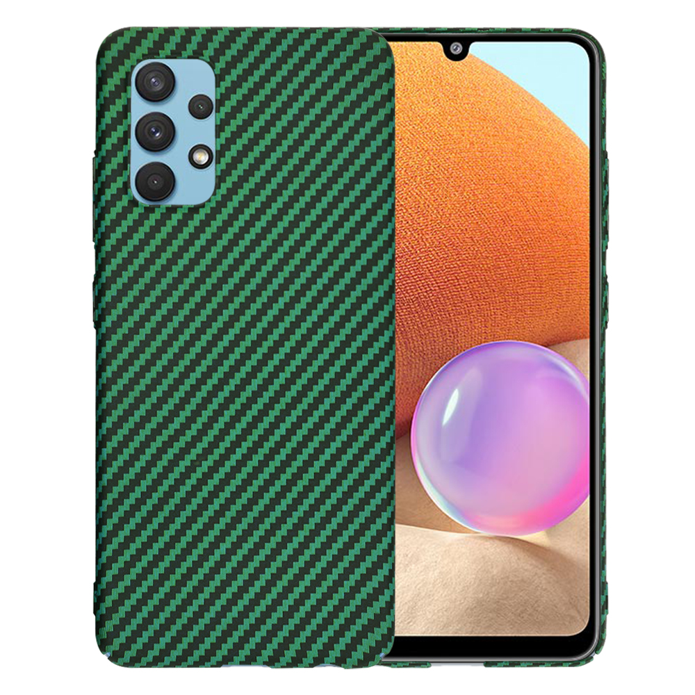 Techsuit Carbonite FiberShell kryt na Samsung Galaxy A32 4G – zelený KF2334233
