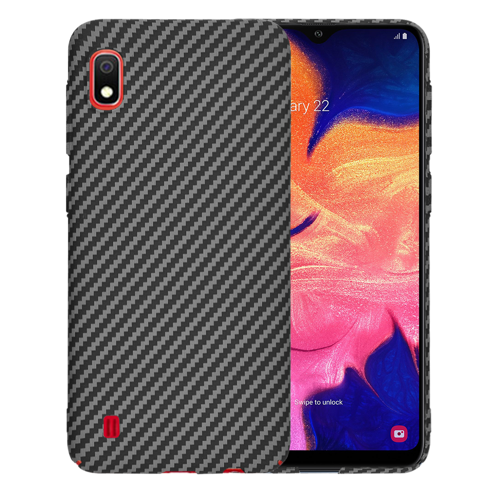 Techsuit Carbonite FiberShell kryt na Samsung Galaxy A10 – čierny KF2334248
