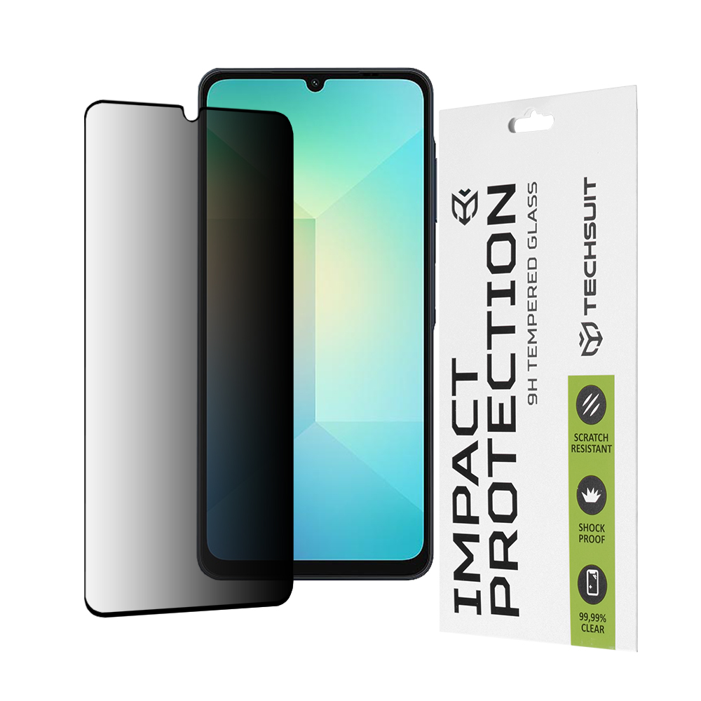 Techsuit 111D Privacy Full Glue ochranné sklo na Samsung Galaxy A06 – čierne KF2335826
