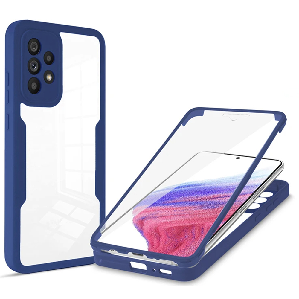Techsuit ColorVerse 360 – ochrana obrazovky + puzdro na Samsung Galaxy A53 5G – modrý KF2336071
