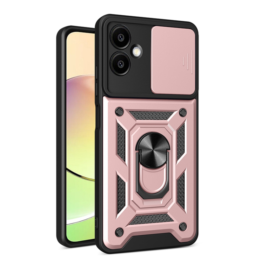 Techsuit CamShield Series kryt na Samsung Galaxy A06 – ružovo-zlatý KF2336123