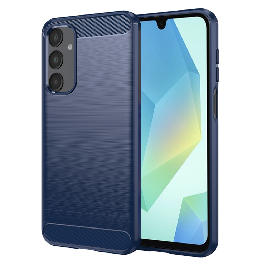 Techsuit Carbon Silicone kryt na Samsung Galaxy A16 4G / A16 5G – modrý KF2336178