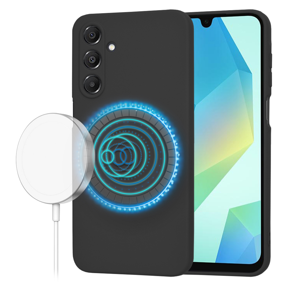 Techsuit SoftFlex MagSafe – puzdro na Samsung Galaxy A16 4G / A16 5G – čierny KF2336443