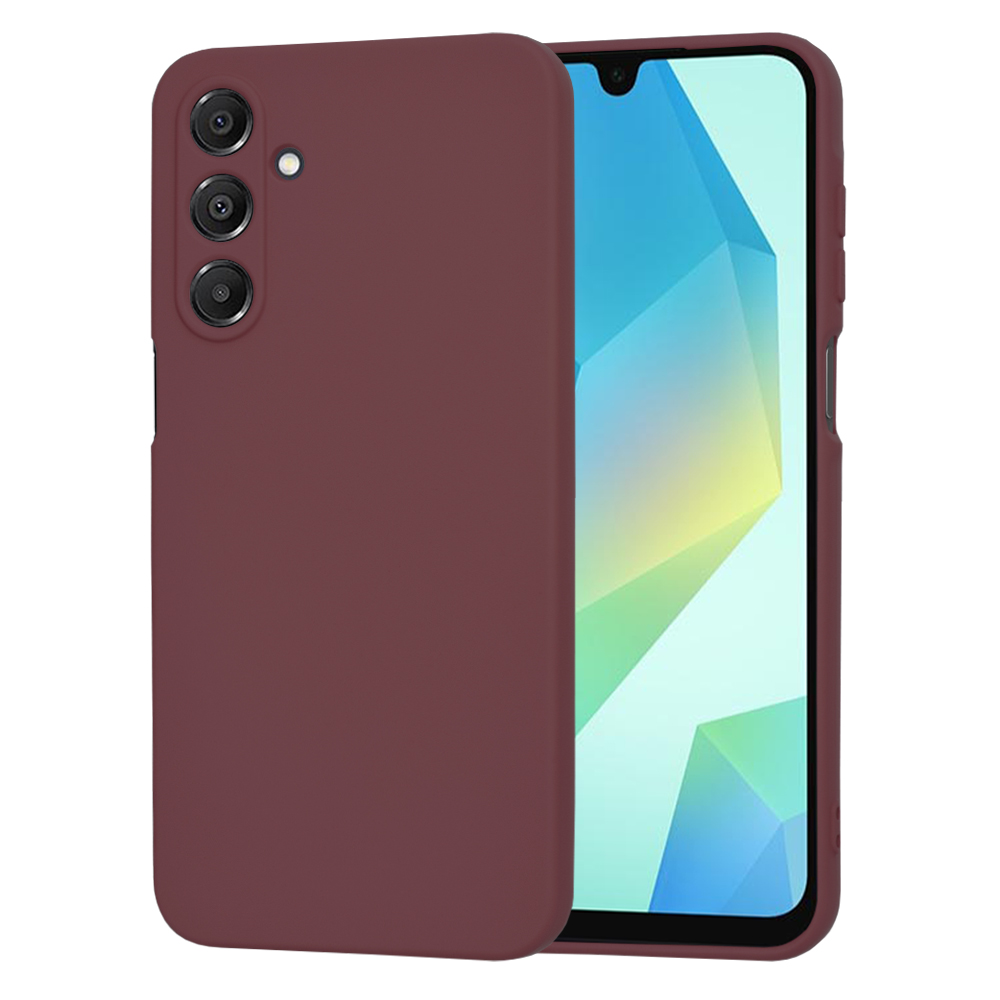 Techsuit SoftFlex – puzdro na Samsung Galaxy A16 4G / A16 5G – slivkovočervený KF2336561
