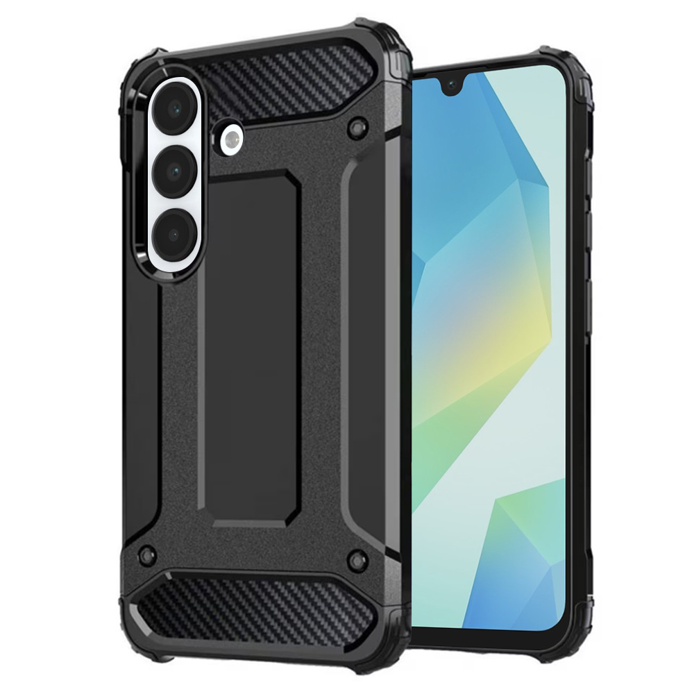 Techsuit Hybrid Armor – puzdro na Samsung Galaxy A16 4G / A16 5G – čierny KF2337860