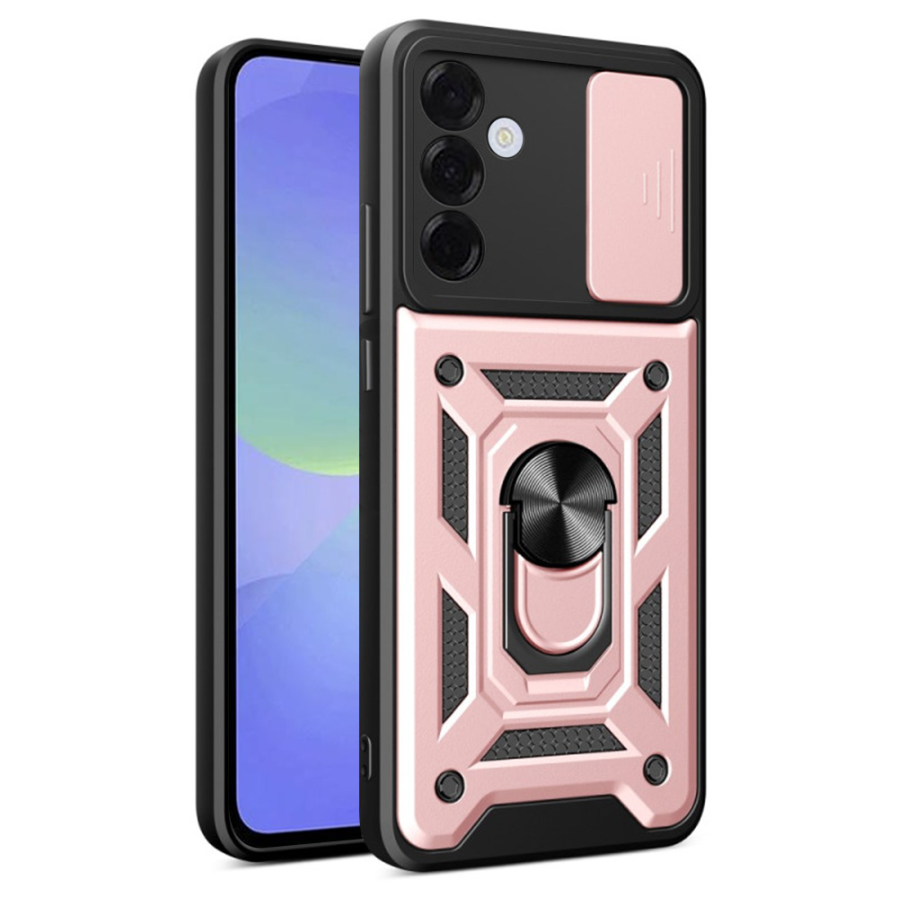 Techsuit CamShield Series kryt na Samsung Galaxy A36 5G – ružovo-zlatý KF2341912