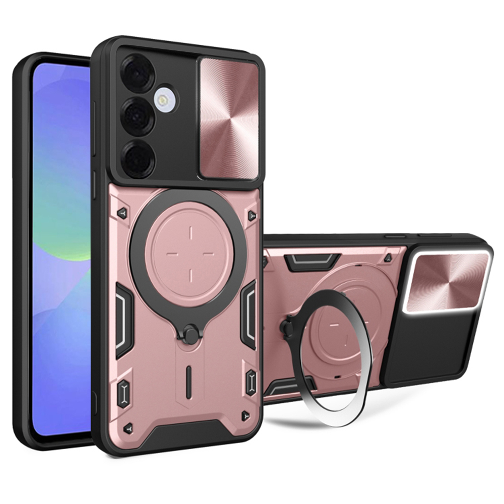 Techsuit CamGuard Pro kryt na Samsung Galaxy A36 5G – ružovo-zlatý KF2341919
