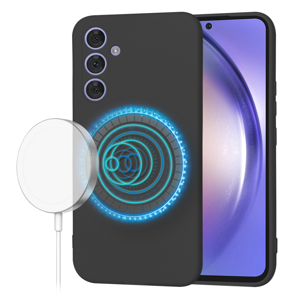Techsuit SoftFlex MagSafe – puzdro na Samsung Galaxy A54 – čierny KF2341818
