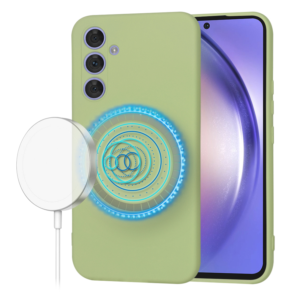 Techsuit SoftFlex MagSafe – puzdro na Samsung Galaxy A54 – matcha KF2341819
