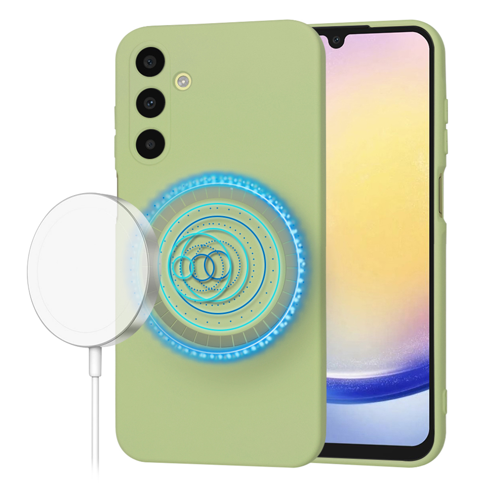 Techsuit SoftFlex MagSafe – puzdro na Samsung Galaxy A25 5G – matcha KF2341827
