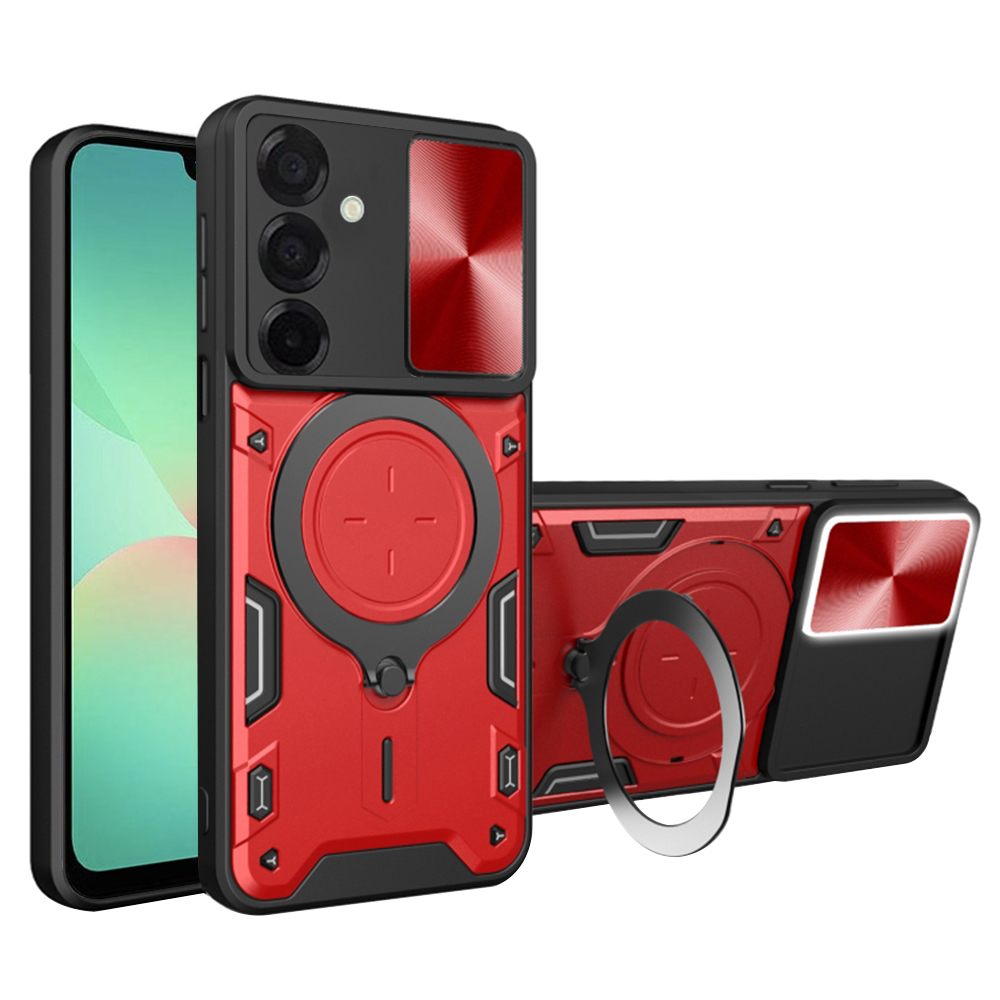 Techsuit CamGuard Pro kryt na Samsung Galaxy A26 5G – červený KF2344541