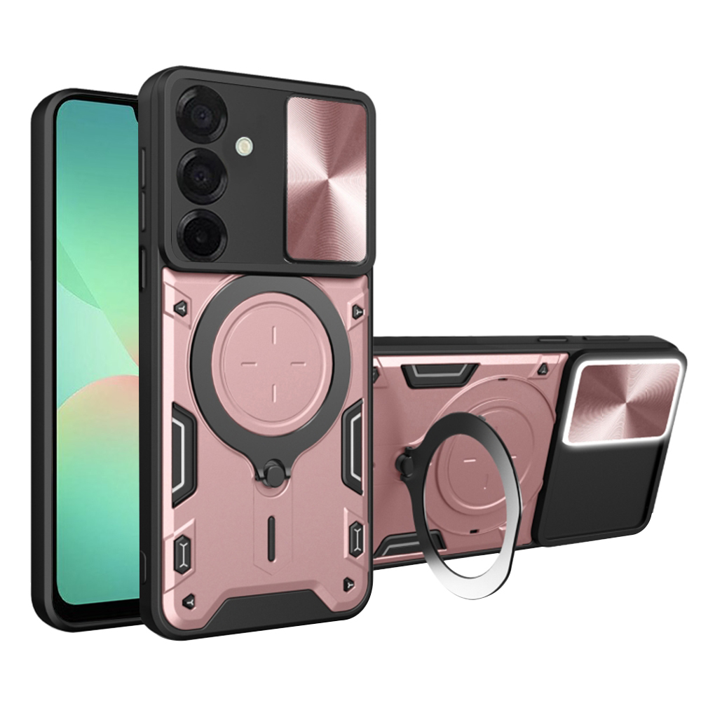 Techsuit CamGuard Pro kryt na Samsung Galaxy A26 5G – ružovo-zlatý KF2344544
