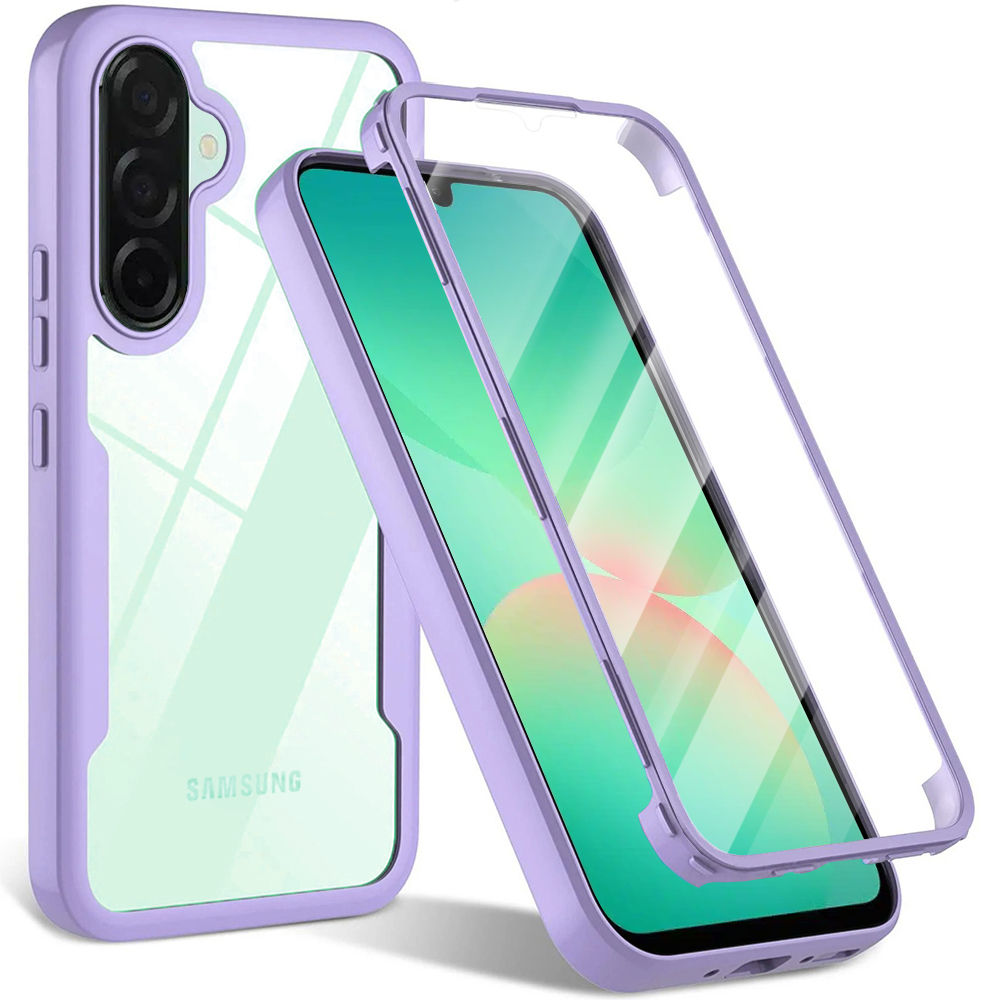 Techsuit ColorVerse 360 – ochrana obrazovky + puzdro na Samsung Galaxy A26 5G – fialový KF2345218