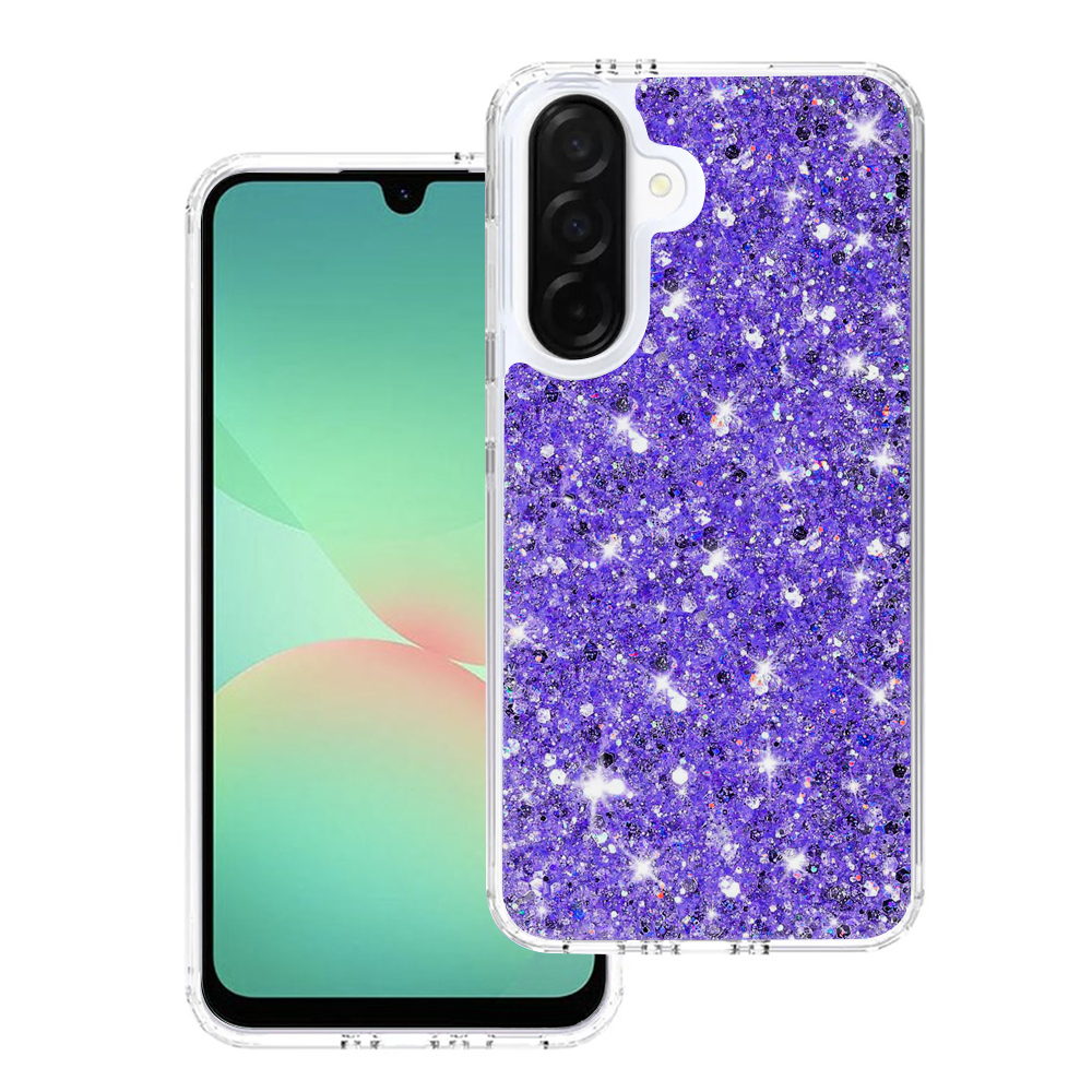 Techsuit Sparkly Glitter – puzdro na Samsung Galaxy A26 5G – fialový KF2344571