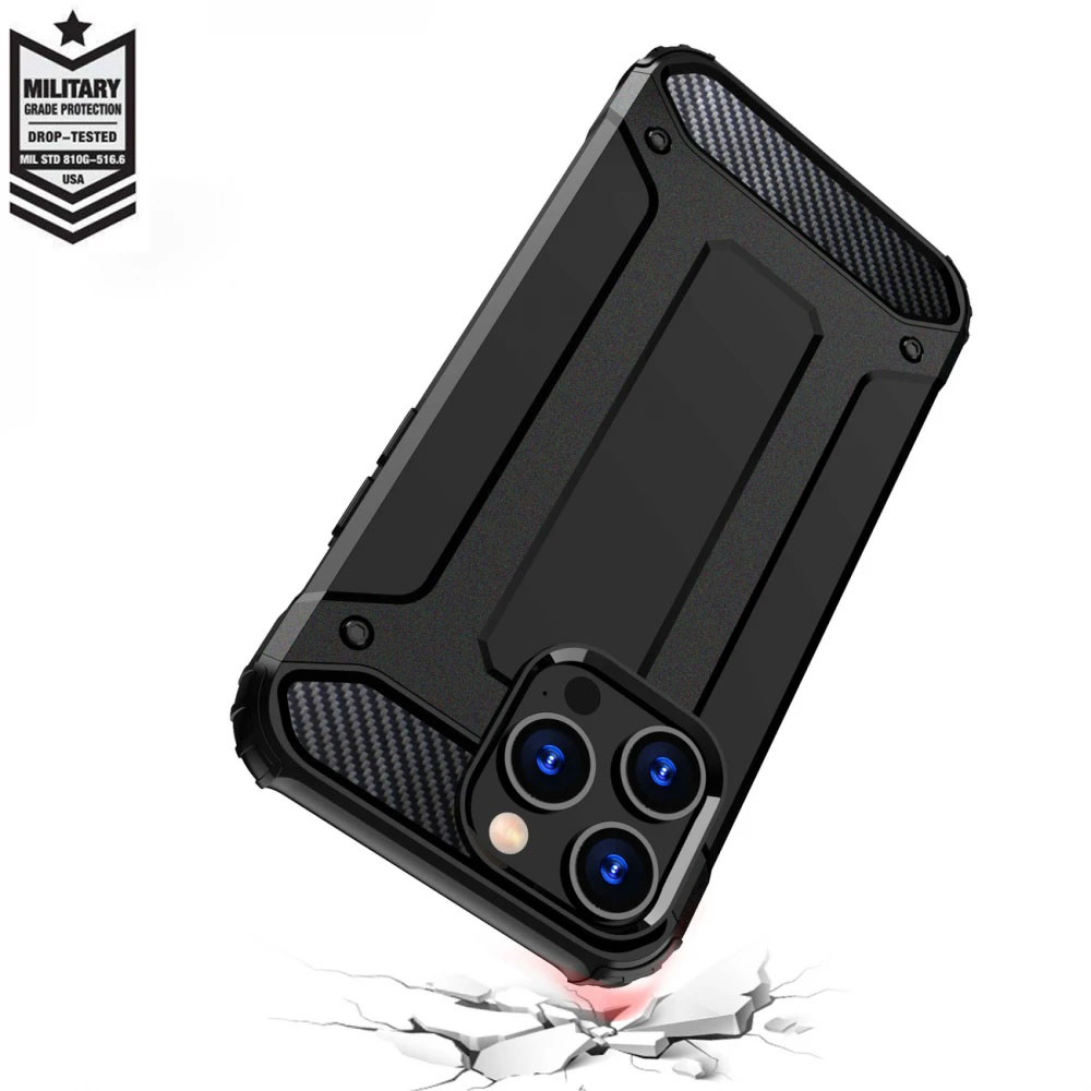 Techsuit Hybrid Armor – puzdro na Samsung Galaxy A36 5G – čierny KF2345252