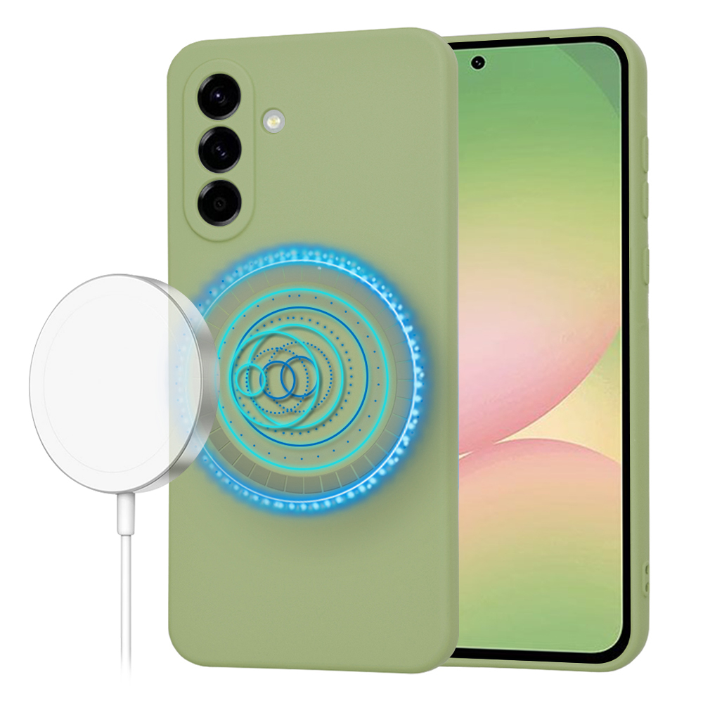 Techsuit SoftFlex MagSafe – puzdro na Samsung Galaxy A56 5G – matcha KF2344705