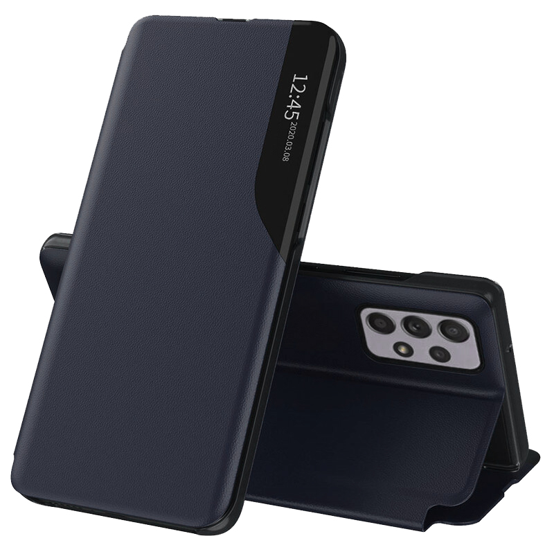 Techsuit eFold Series – puzdro na Samsung Galaxy A52 4G / A52 5G / A52s 5G – tmavomodrý KF233544