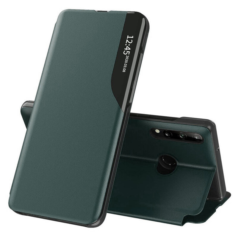 Techsuit eFold Series – puzdro na Samsung Galaxy A20s – tmavozelený KF233749