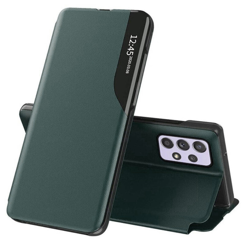 Techsuit eFold Series – puzdro na Samsung Galaxy A52 4G / A52 5G / A52s 5G – tmavozelený KF233735