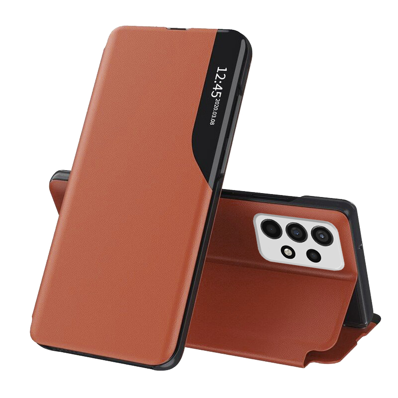 Techsuit eFold Series – puzdro na Samsung Galaxy A13 4G – oranžový KF239695