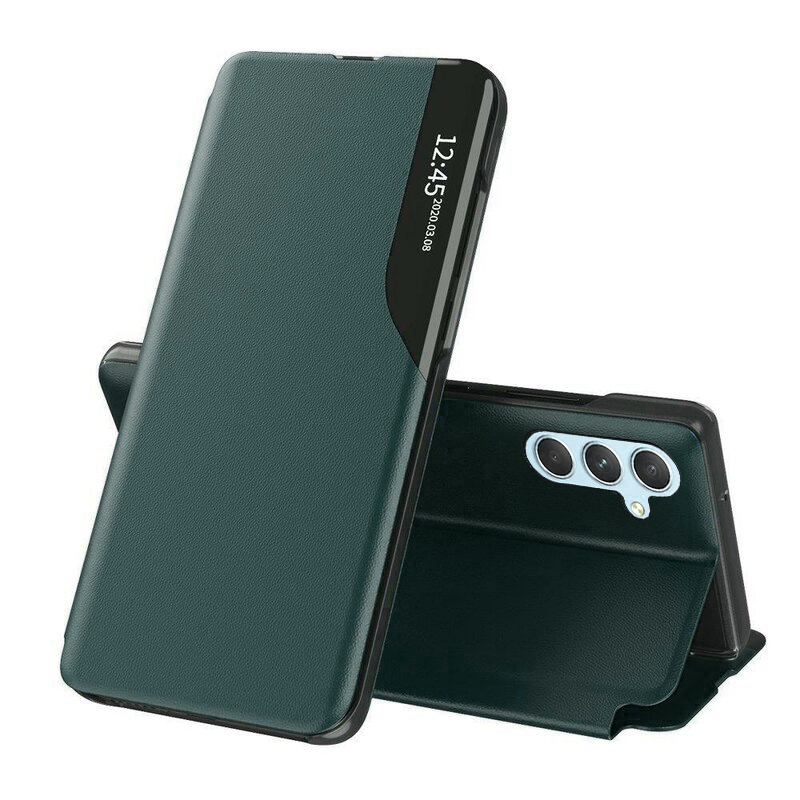 Techsuit eFold Series – puzdro na Samsung Galaxy A34 5G – tmavozelený KF2312130