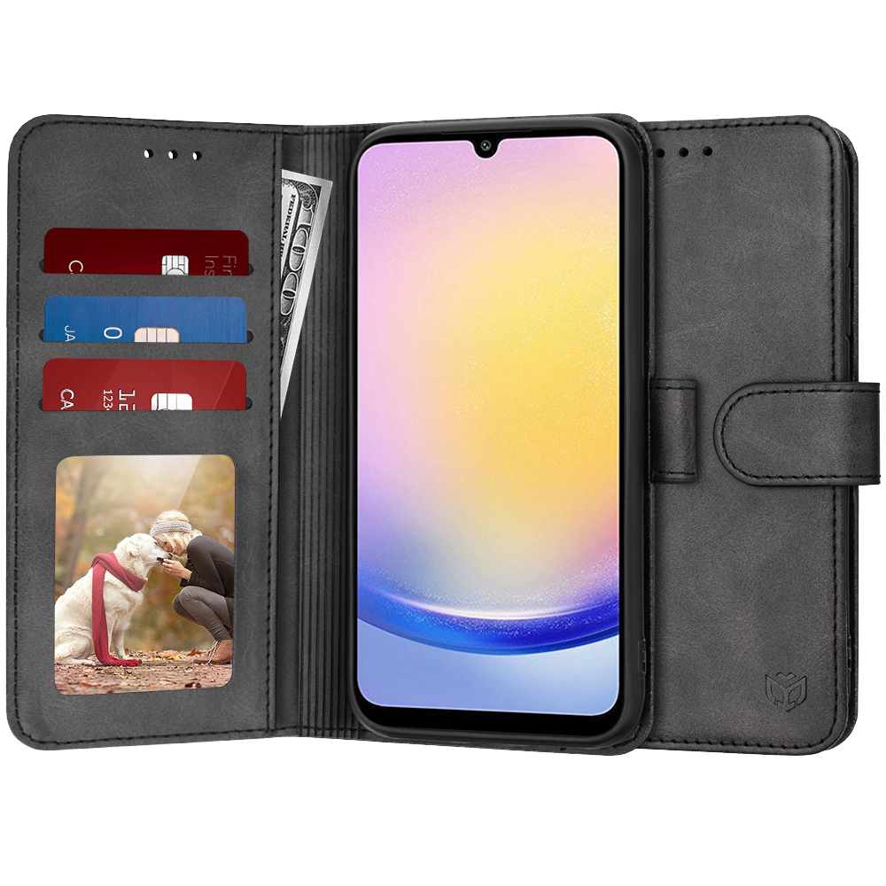 Techsuit Diary Book – puzdro na Samsung Galaxy A25 5G – čierny KF2321202