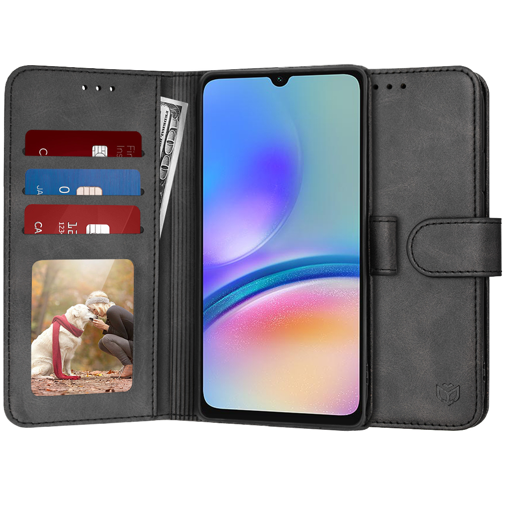 Techsuit Diary Book – puzdro na Samsung Galaxy A05s – čierny KF2321273