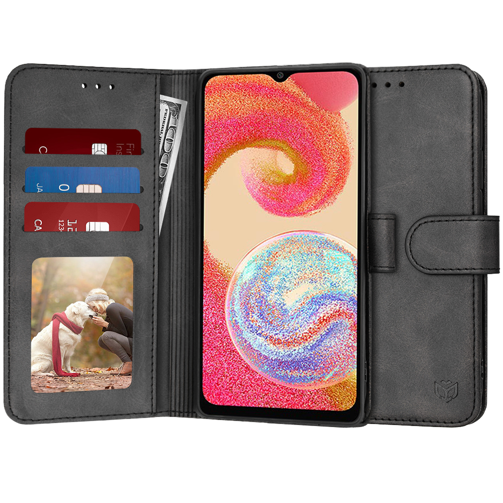 Techsuit Diary Book – puzdro na Samsung Galaxy A04e / M04 – čierny KF2321327