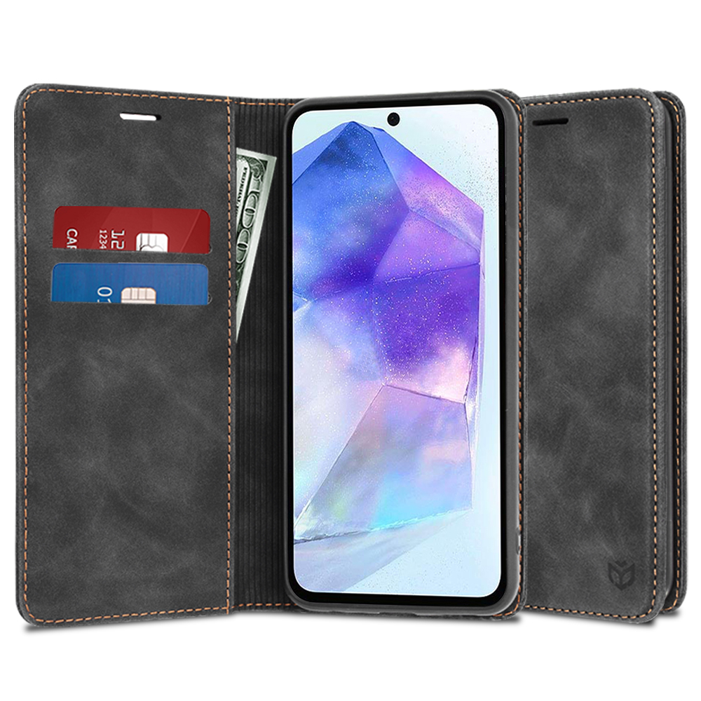 Techsuit Confy Cover – puzdro na Samsung Galaxy A55 5G – čierny KF2321442