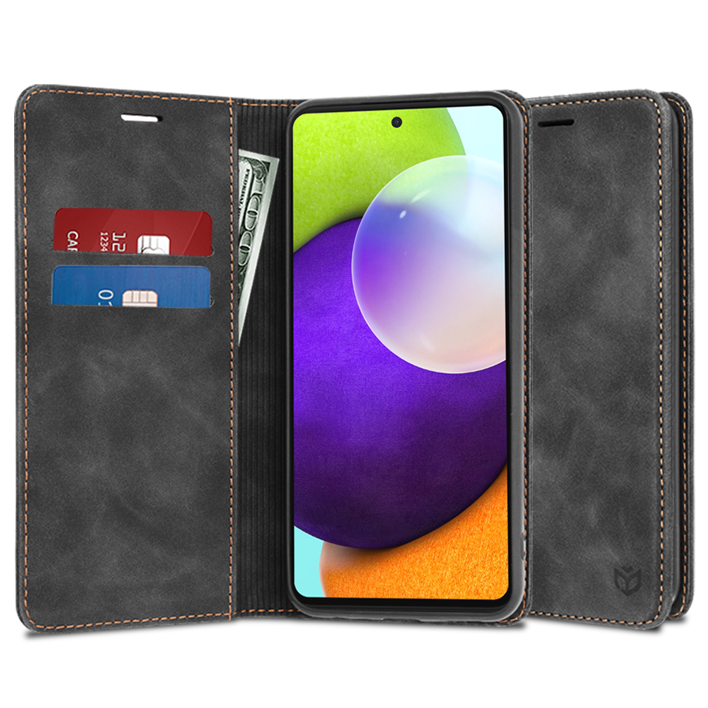 Techsuit Confy Cover – puzdro na Samsung Galaxy A52 4G / A52 5G / A52s 5G – čierny KF2321859