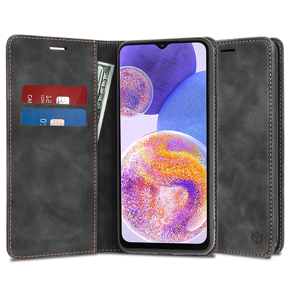 Techsuit Confy Cover – puzdro na Samsung Galaxy A23 4G / A23 5G – čierny KF2321874