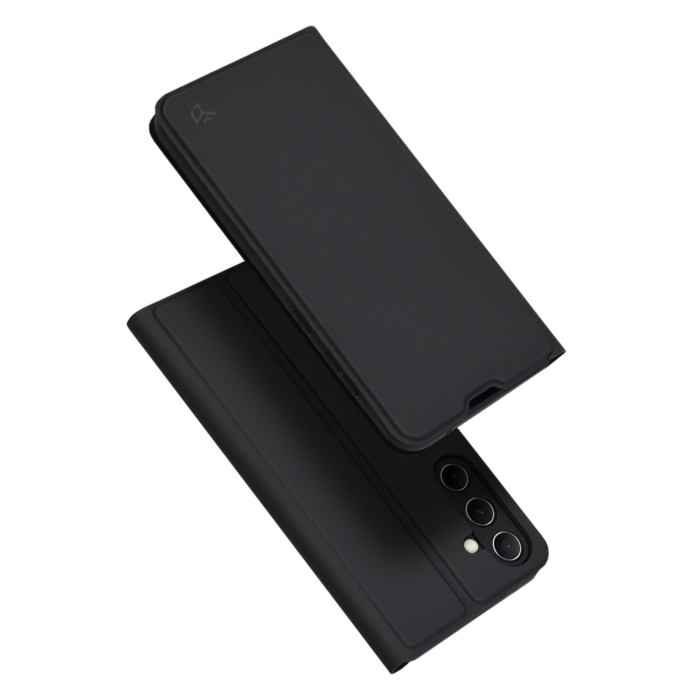 Techsuit Magskin Book – puzdro na Samsung Galaxy A55 5G – čierny KF2323390