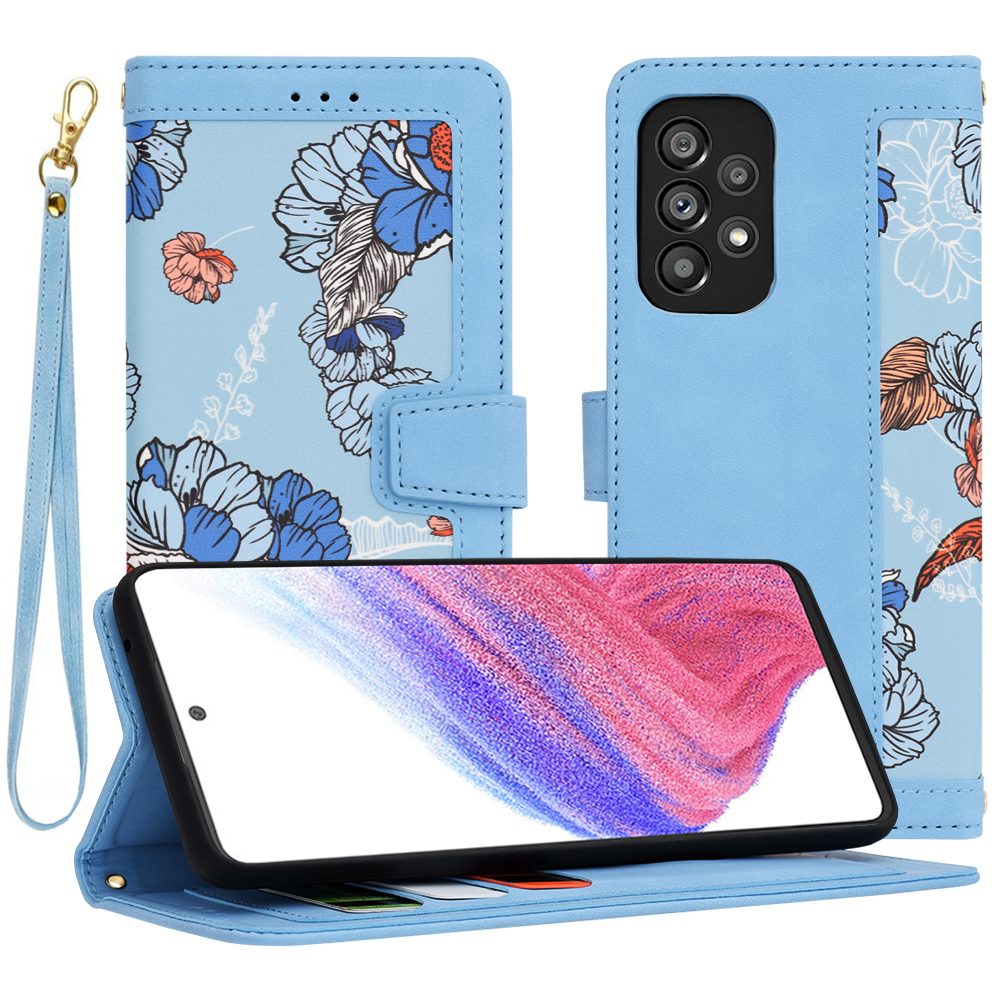 Techsuit FlipCraft – puzdro na Samsung Galaxy A53 5G – Vibrant Blue KF2328448