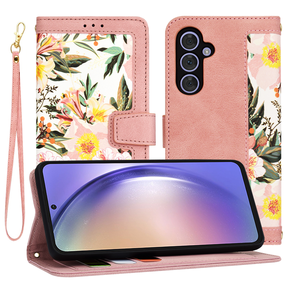 Techsuit FlipCraft – puzdro na Samsung Galaxy A54 – Sweetheart Pink KF2328519
