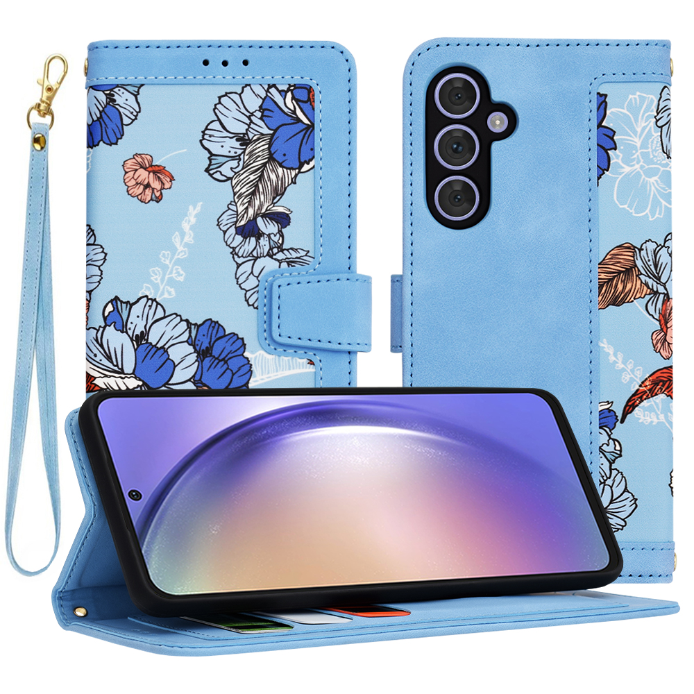 Techsuit FlipCraft – puzdro na Samsung Galaxy A54 – Vibrant Blue KF2328520