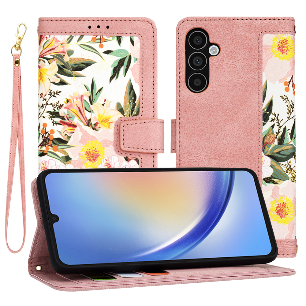 Techsuit FlipCraft – puzdro na Samsung Galaxy A34 5G – Sweetheart Pink KF2328527