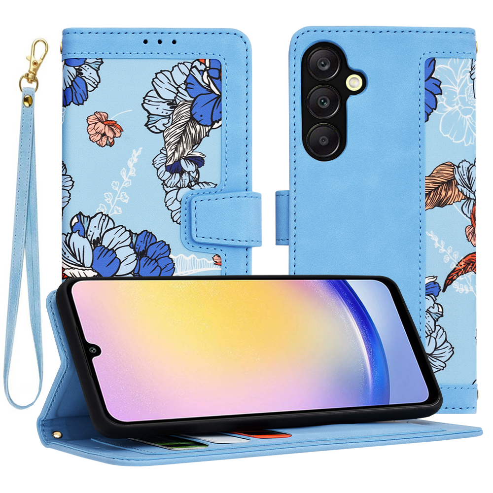 Techsuit FlipCraft – puzdro na Samsung Galaxy A25 5G – Vibrant Blue KF2328596