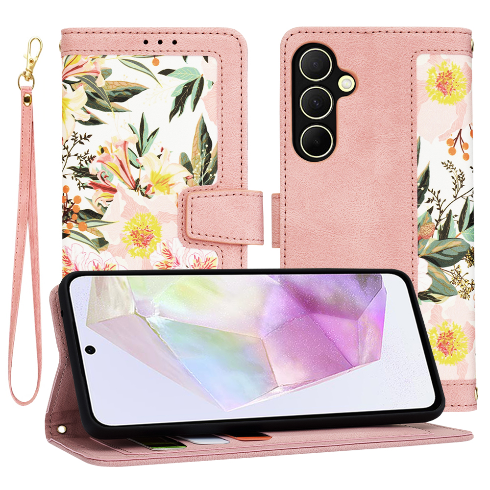 Techsuit FlipCraft – puzdro na Samsung Galaxy A35 5G – Sweetheart Pink KF2328687